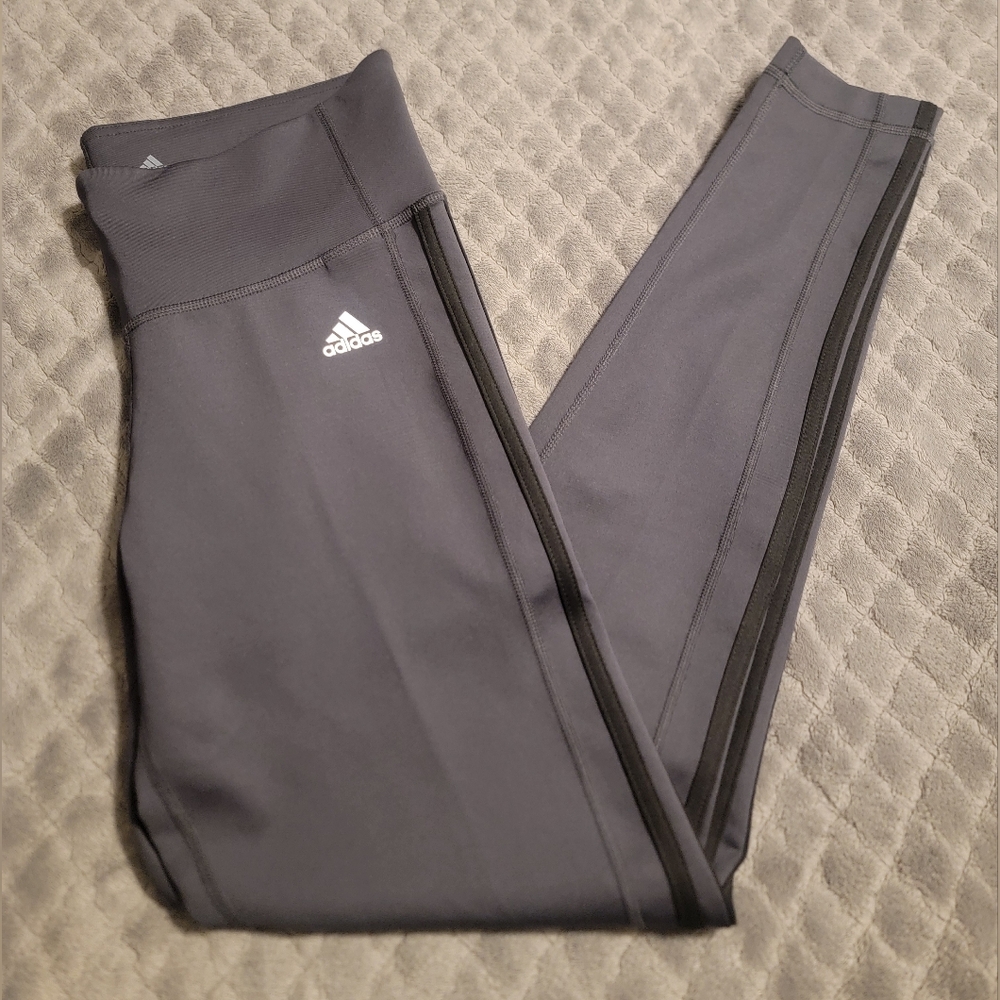 Adidas Charcoal Performance Leggings